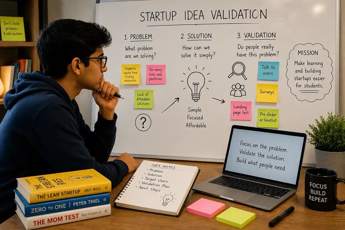 How to Validate a Startup Idea Without Spending Money ?